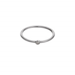 Серебряное кольцо BASE фианит (фото 1)