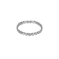 Серебряное кольцо BASE точки (фото 1)